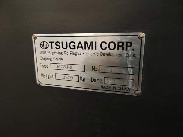 九成新津上M08JII数控车床，2018年出厂，8寸卡盘，8工.