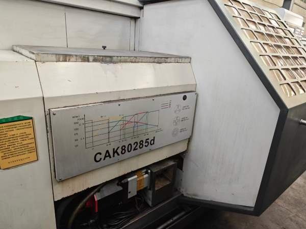 沈阳80285数控车，61803米，发那科系统，导轨无磨损，.