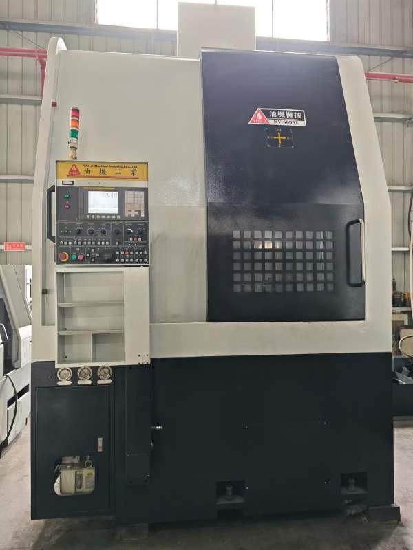 同款4台！！！台湾油机KV-600AL数控立车，发那科TF系.