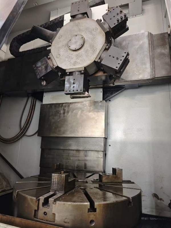 同款4台！！！台湾油机KV-600AL数控立车，发那科TF系.