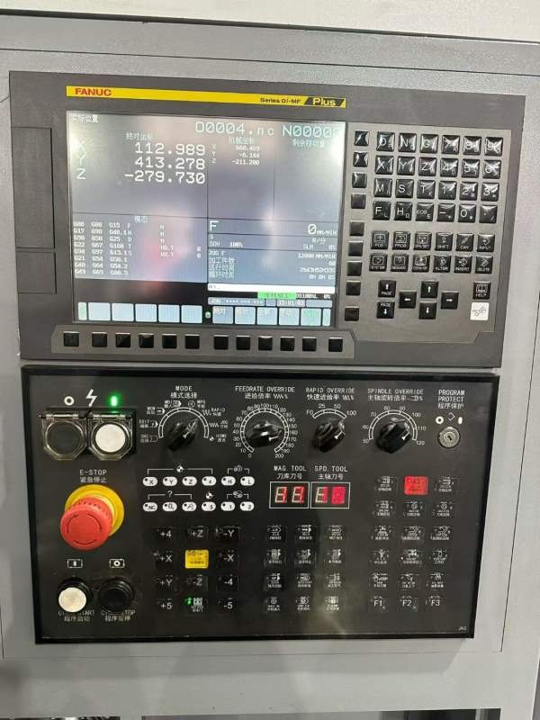 南通寅木森1370加工中心，带主轴中心出水，法那科MF P.