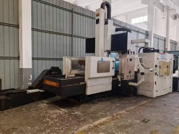 十几万秒杀汉川xk2408a数控龙门铣，三线轨，发那科系.