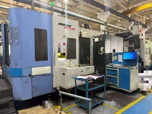 工厂在位出售：同款两台韩国斗山630双工位卧加，发那.