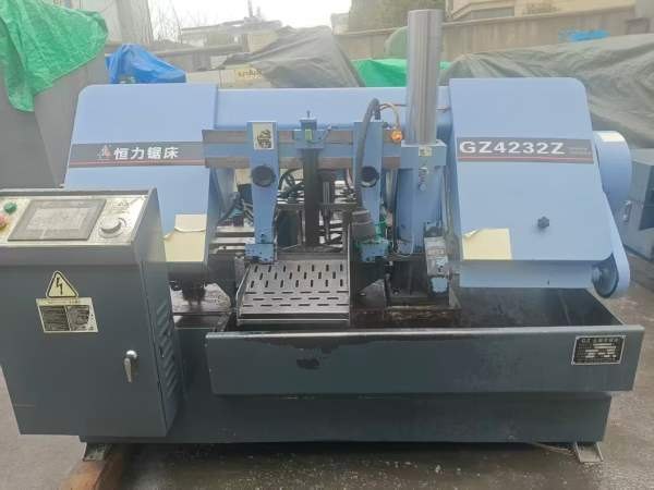 精品2020和2019浙江恒力GZ4232A数控锯床两台到库房，.