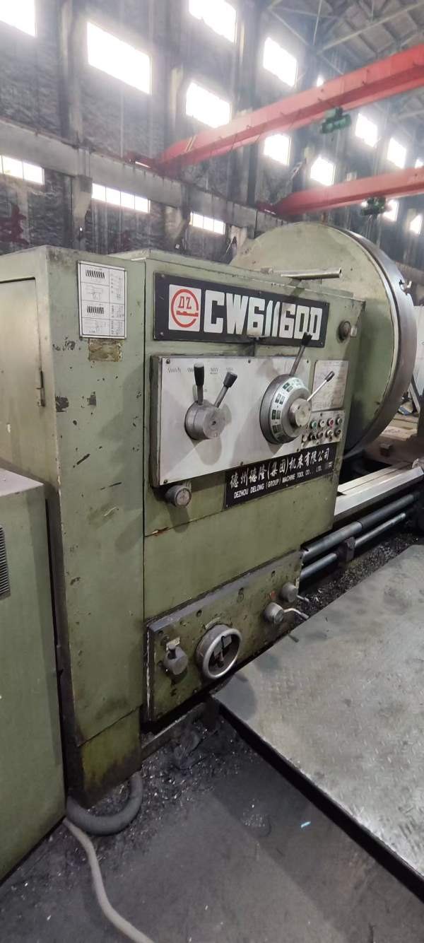 2023年德州德隆CW61160D6米车床，1.25米卡盘，755mm轨.