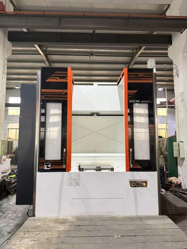 工厂在位出售准新马扎克HCN-6000L双工位卧式加工中心.