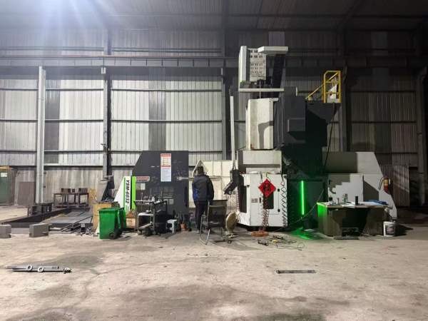 扬森6032数控龙门工作台62.5米，门宽3.2米，带全自动.