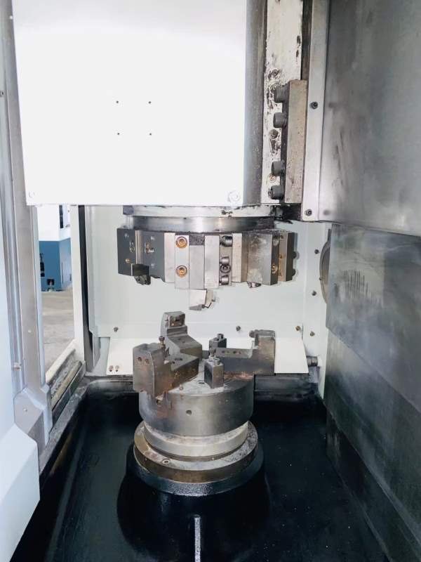 已售4台台湾原装油欣450数控立车，同款还有6台，在位.