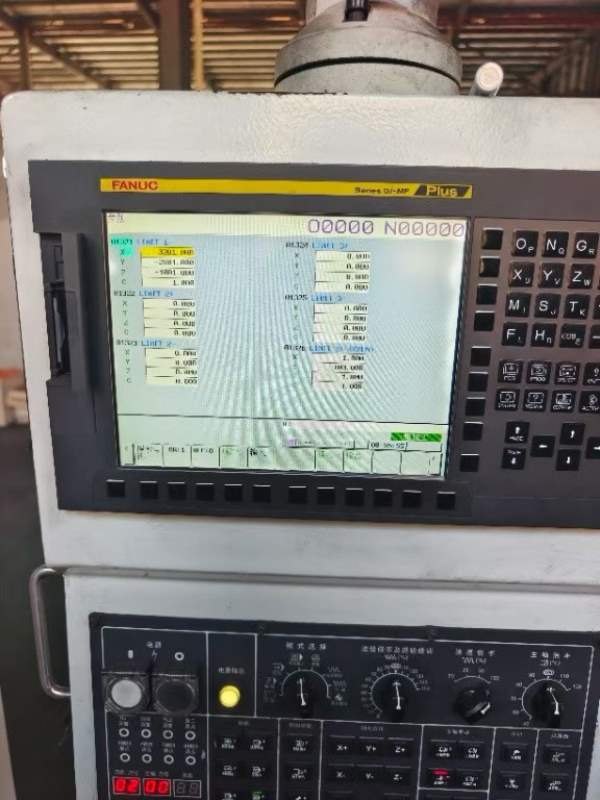 刚买一台国盛国盛3023RH龙门加工中心发那科MFPLUS系统.