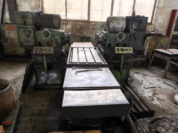 上海齿典双面铣6001000台面，双头铣