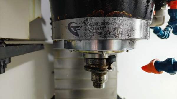 新到一台2023年台功850加工中心，三菱M80系统，BT40主.