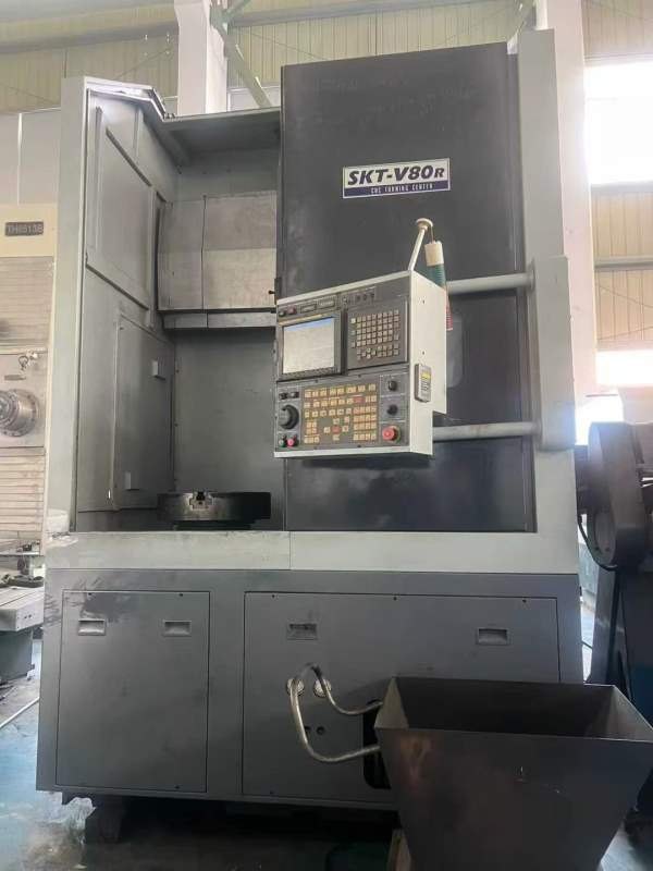 韩国威亚SKT-V80R数控立车X/Z行程880/810mm12工位液压.