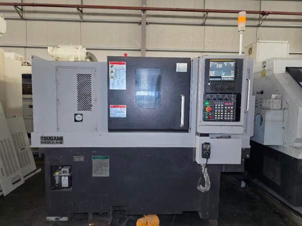 日本津上M08JL5数控车床8寸卡盘、8工位伺服刀塔发那科.