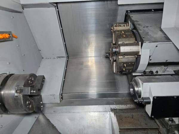 日本津上M08JL5数控车床8寸卡盘、8工位伺服刀塔发那科.