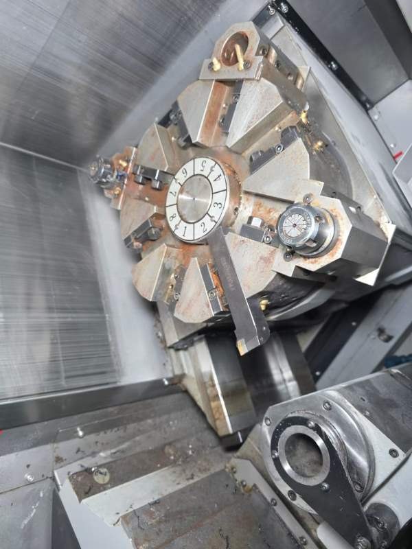 日本津上M08JL5数控车床8寸卡盘、8工位伺服刀塔发那科.