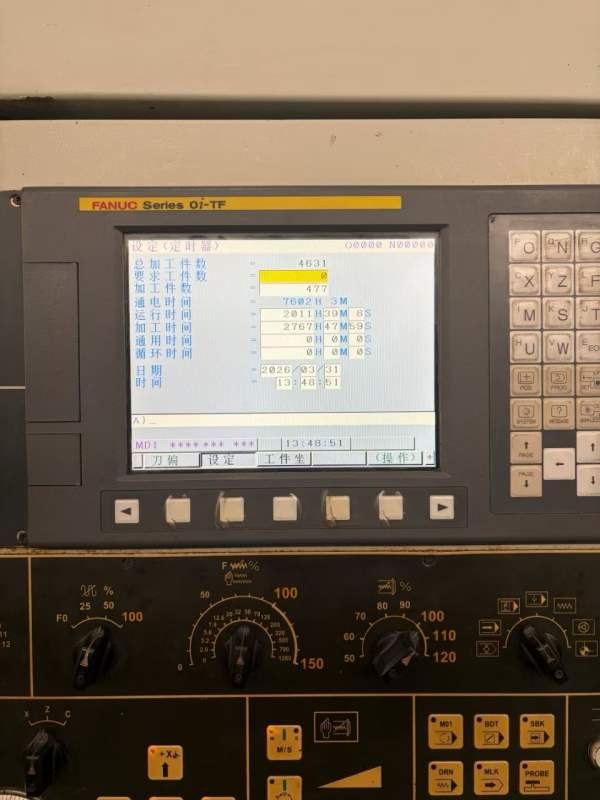 哈挺GS200/66Plus数控斜车发那科TF系统主轴参数：主电.