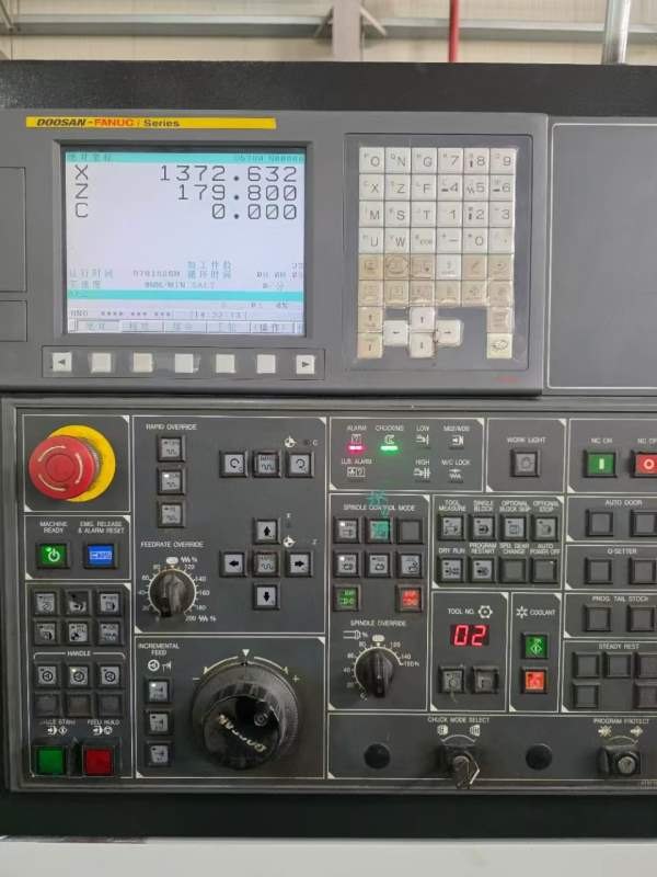 同款两台韩国原装斗山PUMA280M车铣复合，发那科系统，.