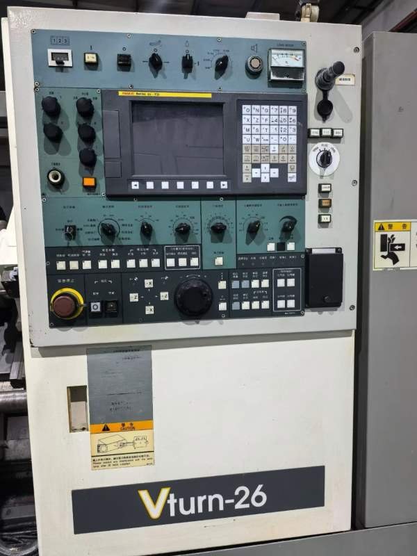 台中精机V26/1100加长款，发那科TD，阿尔法电机驱动，.