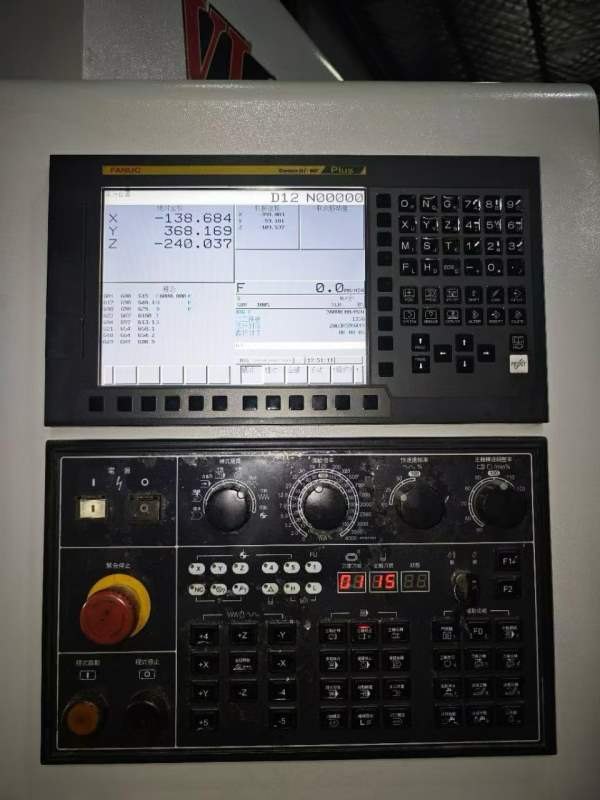 出售杭州大天855加工中心两台发那克m f Plus系统，45.