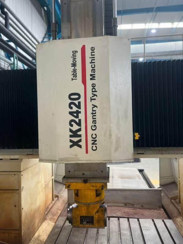 昆明XK2420数控龙门镗铣床，工作台2000/4000mm，门宽2.
