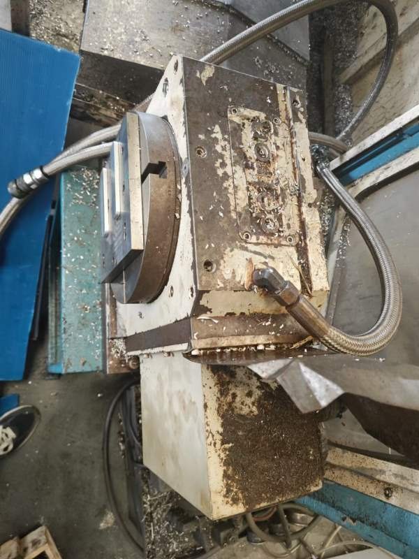 德川255四轴转台一套，2014年生产，发那科系统，线材.