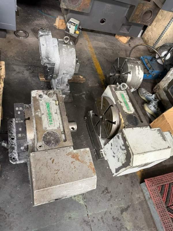 台湾四轴8套全部带圆盘尾座，发那科MF系统配件齐全，.