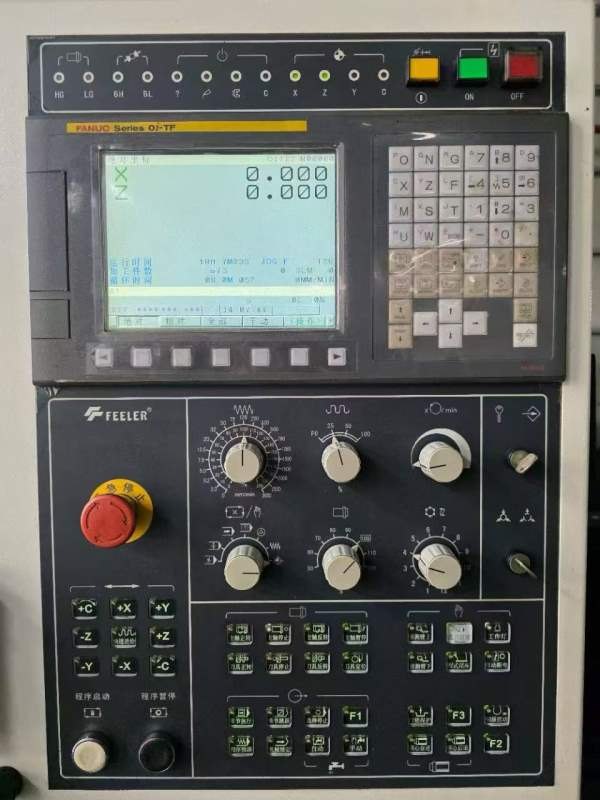 顶配机型友佳FTC450数控车床，发那科TF系统，两轴THk.