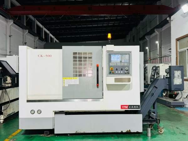 500重型刀塔机9成新22年产云南精机CK-500重型斜轨数控.