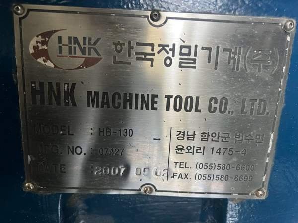 品牌HNK（韩国精密机械株式会社）型号HB-130工作台180.