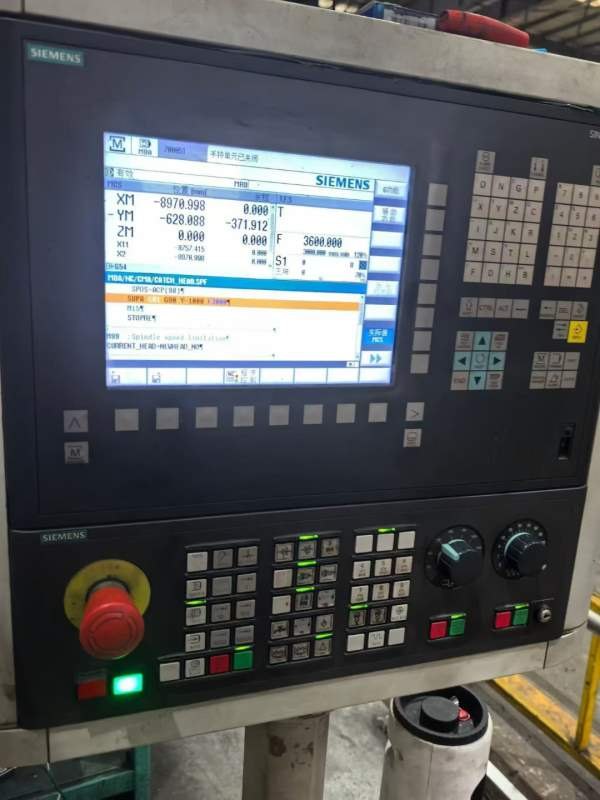 浙江诸暨工厂在位出售 中捷4.2x20米动柱数控龙门 方滑.