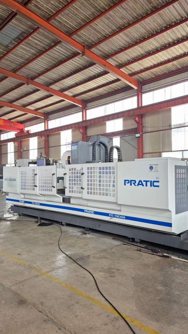 普拉迪PYC4500型材加工机，全铸件床身的配机型，FANUC.