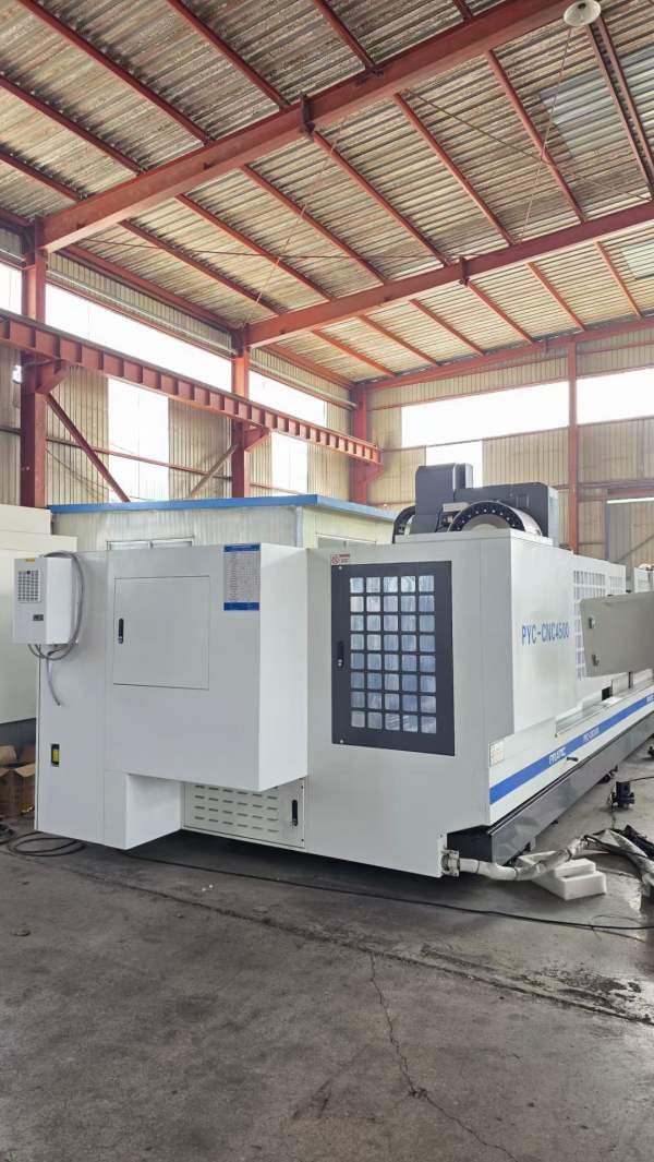 普拉迪PYC4500型材加工机，全铸件床身的配机型，FANUC.