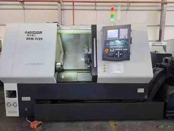宁波海天TC25500数控车床，8寸亿川卡盘，有效车削直径.