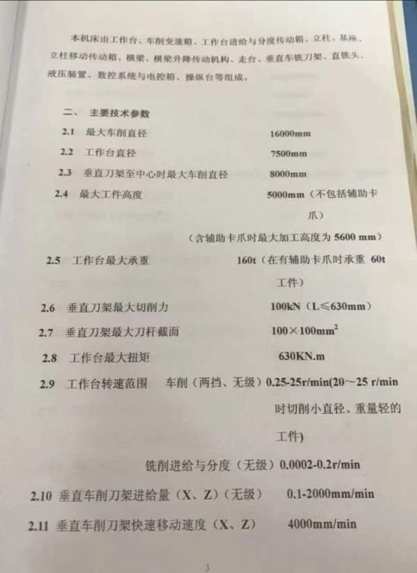 齐重数控产，SMVTM1600X56/160，数控立式车铣复合，加.