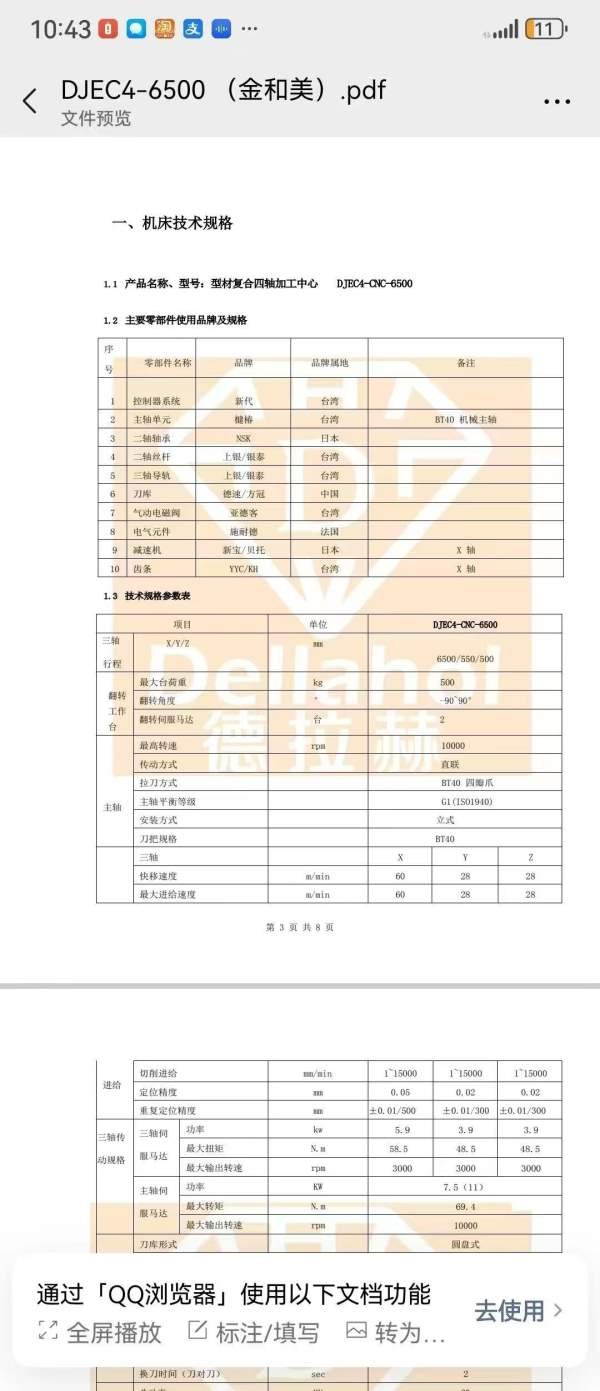 小十几万秒杀型材复合四轴加工中心带AB轴品牌: 苏州德.