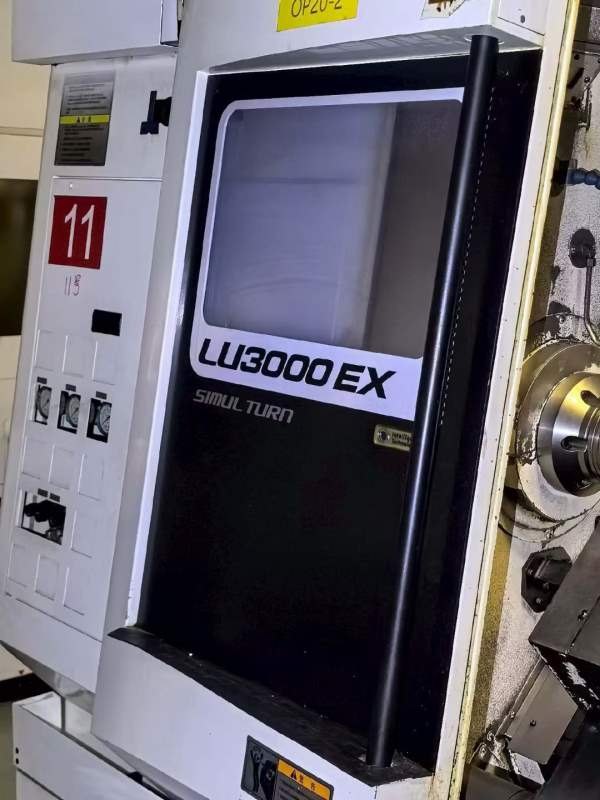 同款4台原装日本进口大隈LU3000EX双刀塔数控车床