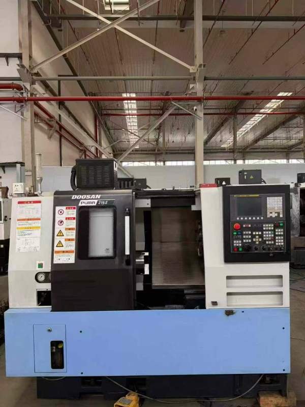 拿下！韩国斗山PUMA215数控车床同款2台床身上回转直径.