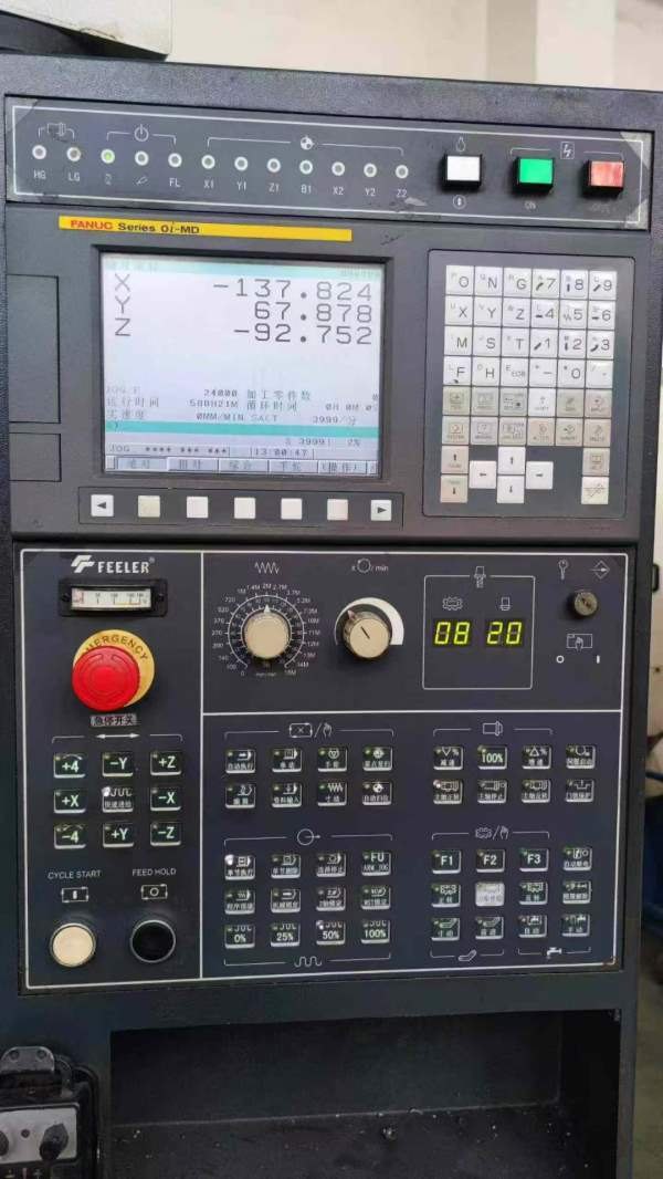 台湾友佳FV-800A加工中心，两线一硬，主轴转速10000，.
