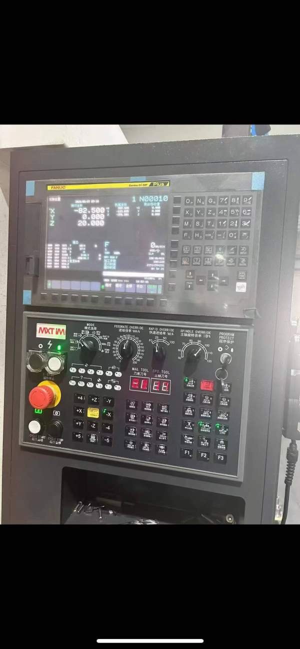 浙江迈兴途V856立式加工中心、发那科plus系统、三轴线.