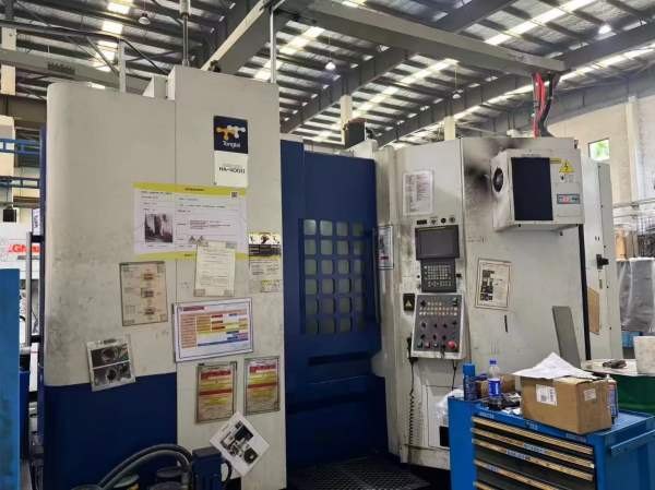 东台精机HA400II高速卧加，FANUC 18iMB系统，BT40内藏.