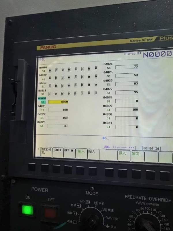 到货一台威达2518重型数控龙门铣发那科MFPlus系统，法.
