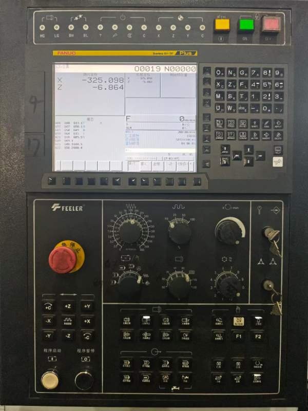 准新2024年友佳FVT-600数控立车，发那科TF-plus系统，.