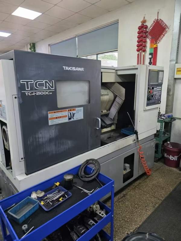 刚刚拿下同款两台日本龙泽TCN-2100CL6数控车床，8寸液.