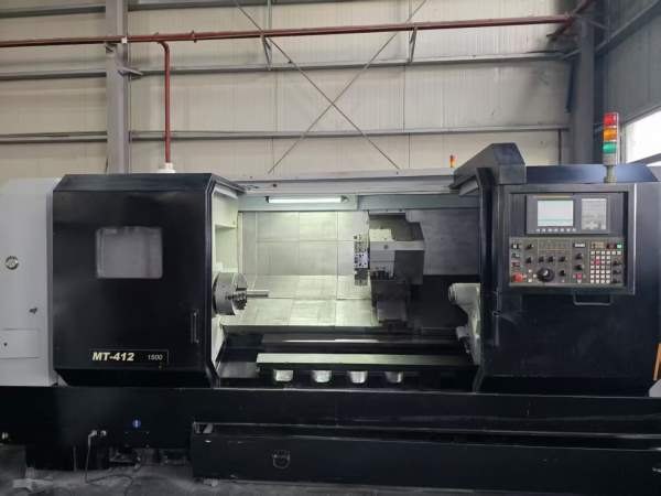 台湾原装胜杰MT412-1500数控车床，标配12寸液压卡盘，.