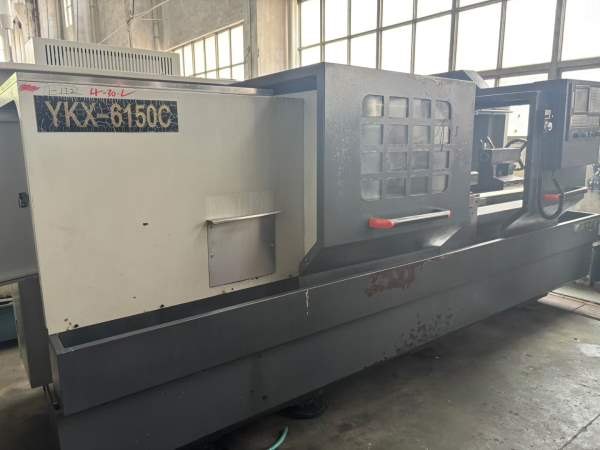 2020年无锡产YKX6150C2米数控车床，大主轴孔105mm，全.