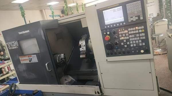 工厂在位两台龙泽TCN-2100CL6数控车床8寸液压卡盘8工.