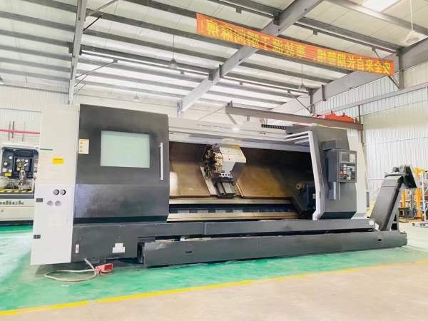 2015年9成新海天TC402750重型斜轨车床，15寸卡盘，主.