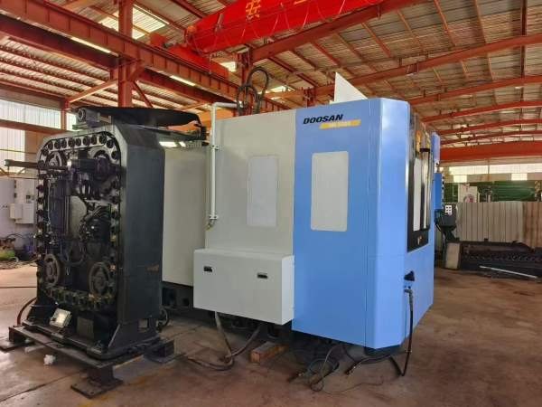 韩国原装斗山HM500双工位卧加，同款2台，FANUC31i系统.