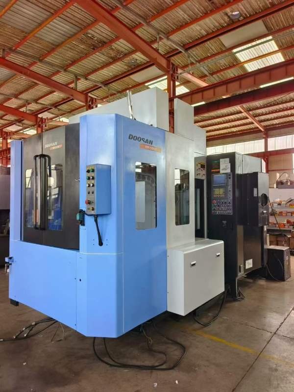 韩国原装斗山HM500双工位卧加，同款2台，FANUC31i系统.