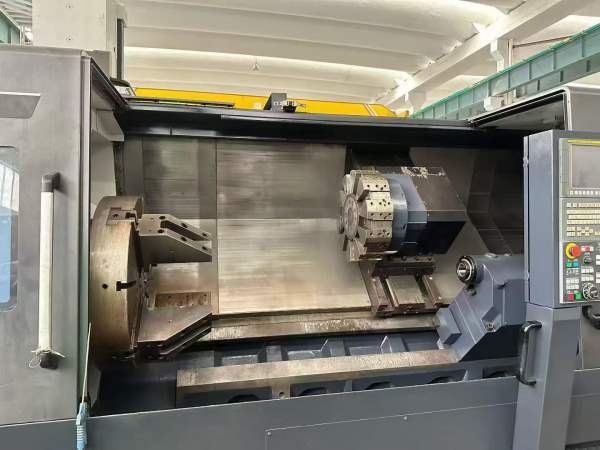 现货2018年斗山PUMA5100LC重型斜轨数控车发那科0i-TF.